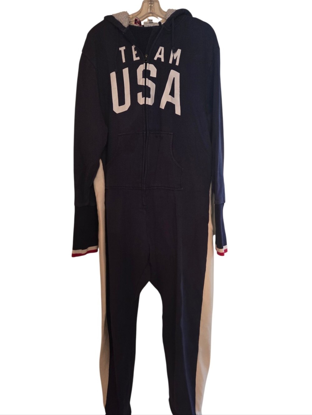Team USA Pajamagram Onesie Navy 1X. Cute And Comfy!
